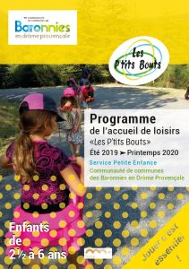 Programme de l'accueil de loisirs "Les P'tits Bouts" 2019-2020