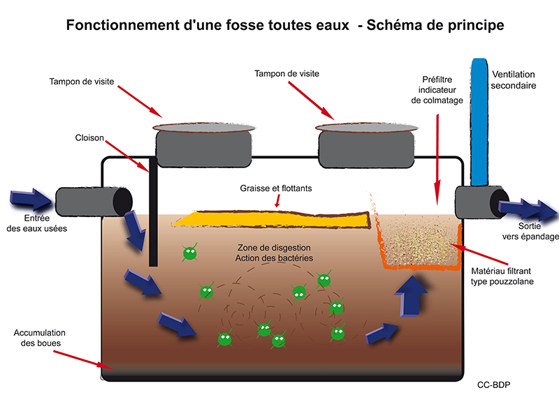 Schéma Du Système De Fosse Septique