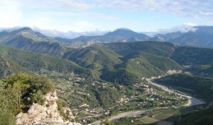 Vue vallée de l'Eygues depuis Essaillon